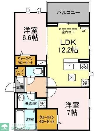 アベニール大倉山の物件間取画像